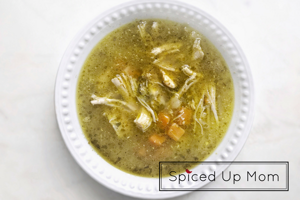 pesto chicken soup, instant pot chicken soup recipes, pesto soup