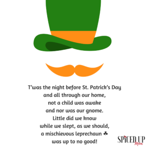 leprechaun poem, st. patricks day poem, st patty's day