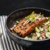 air sous vide salmon, sous vide salmon, eletrolux air sous vide, salmon bowl